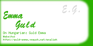 emma guld business card